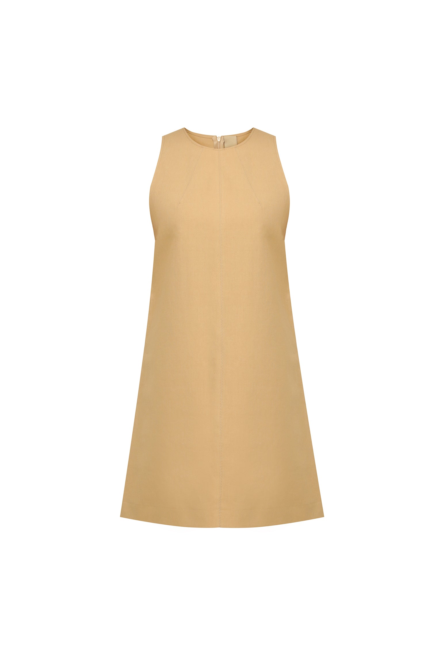 aretha mini dress A-line – Six Brand Wholesale custom women tennis SID-D30719 Zips detailing Inner lining Color:Baby Pink/Silver
