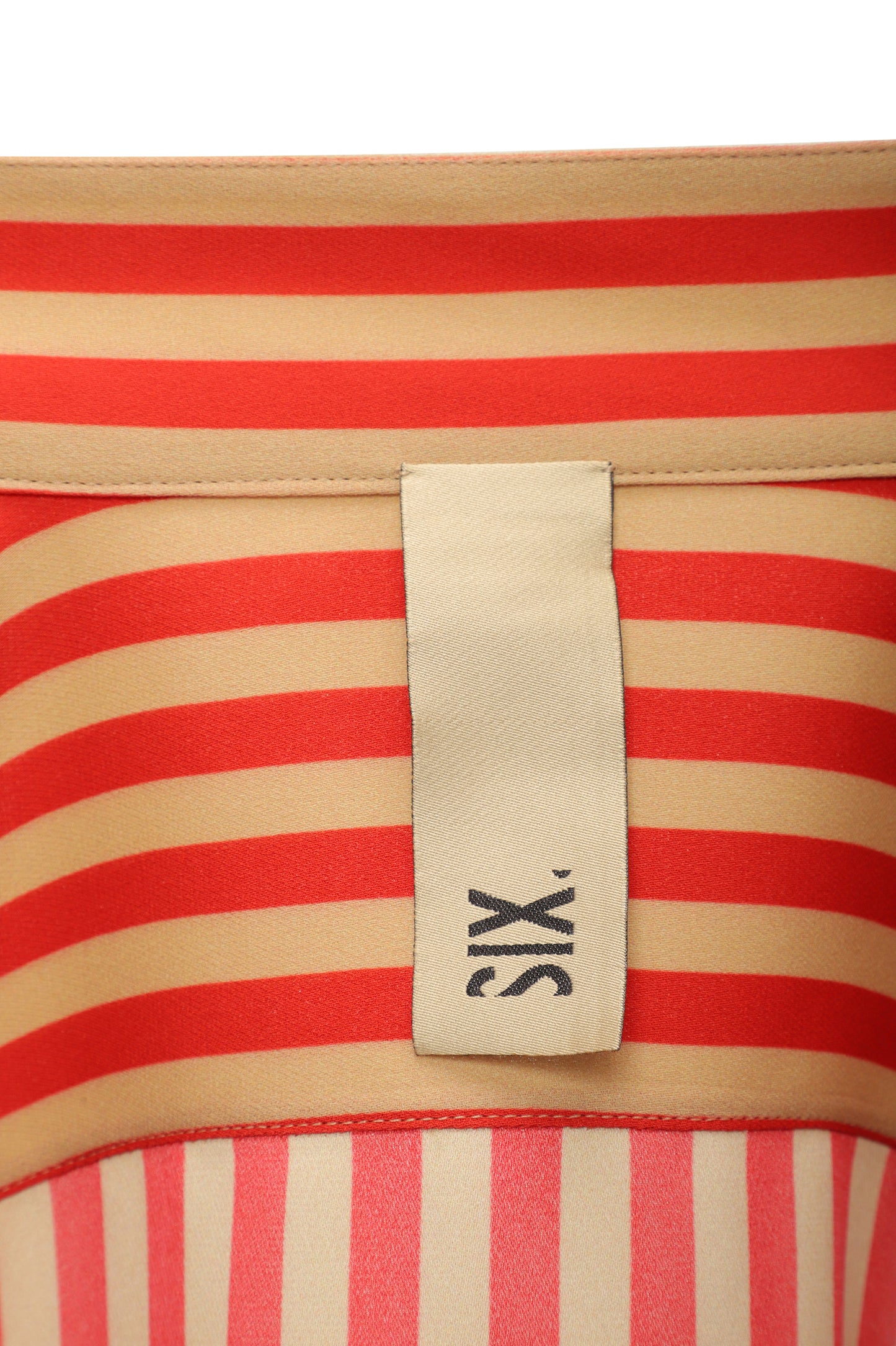 Silk blouse with stripes