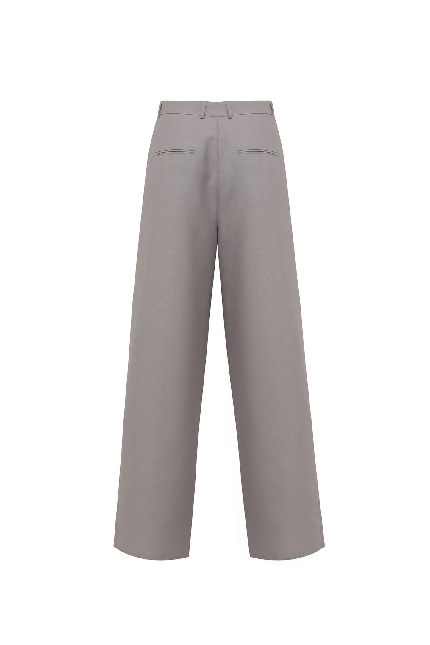 Straight leg trousers