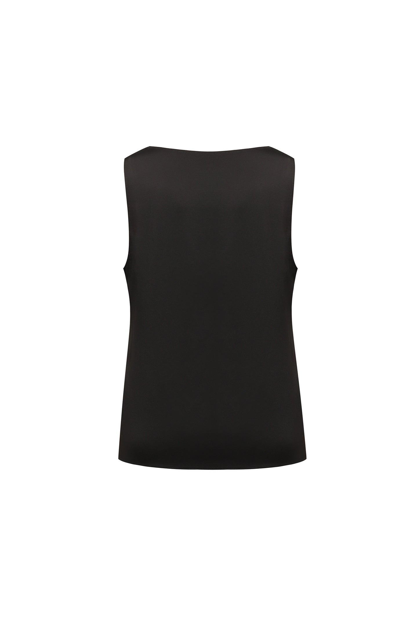 Silk top with buttons