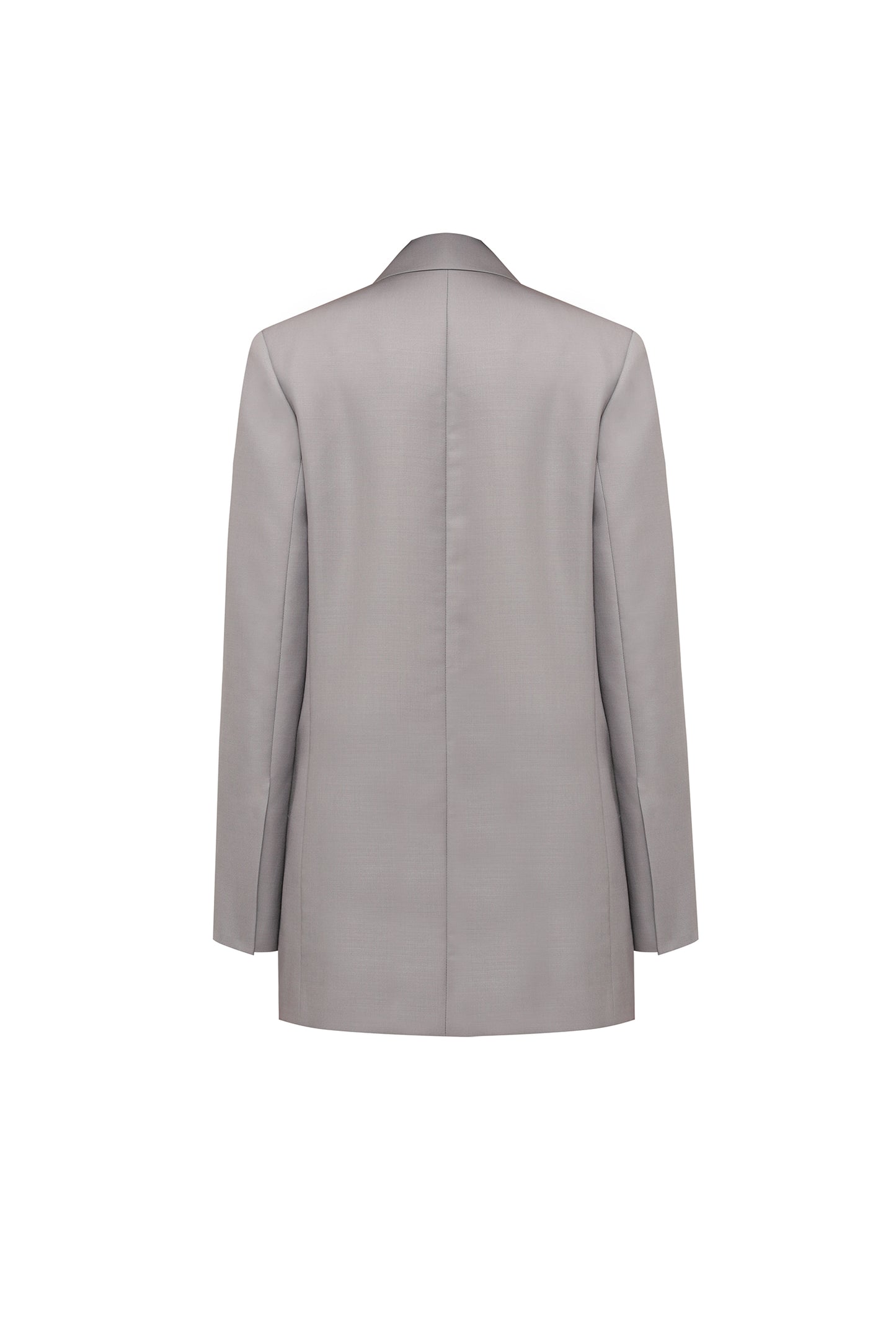 Double-breasted jacket in light wool