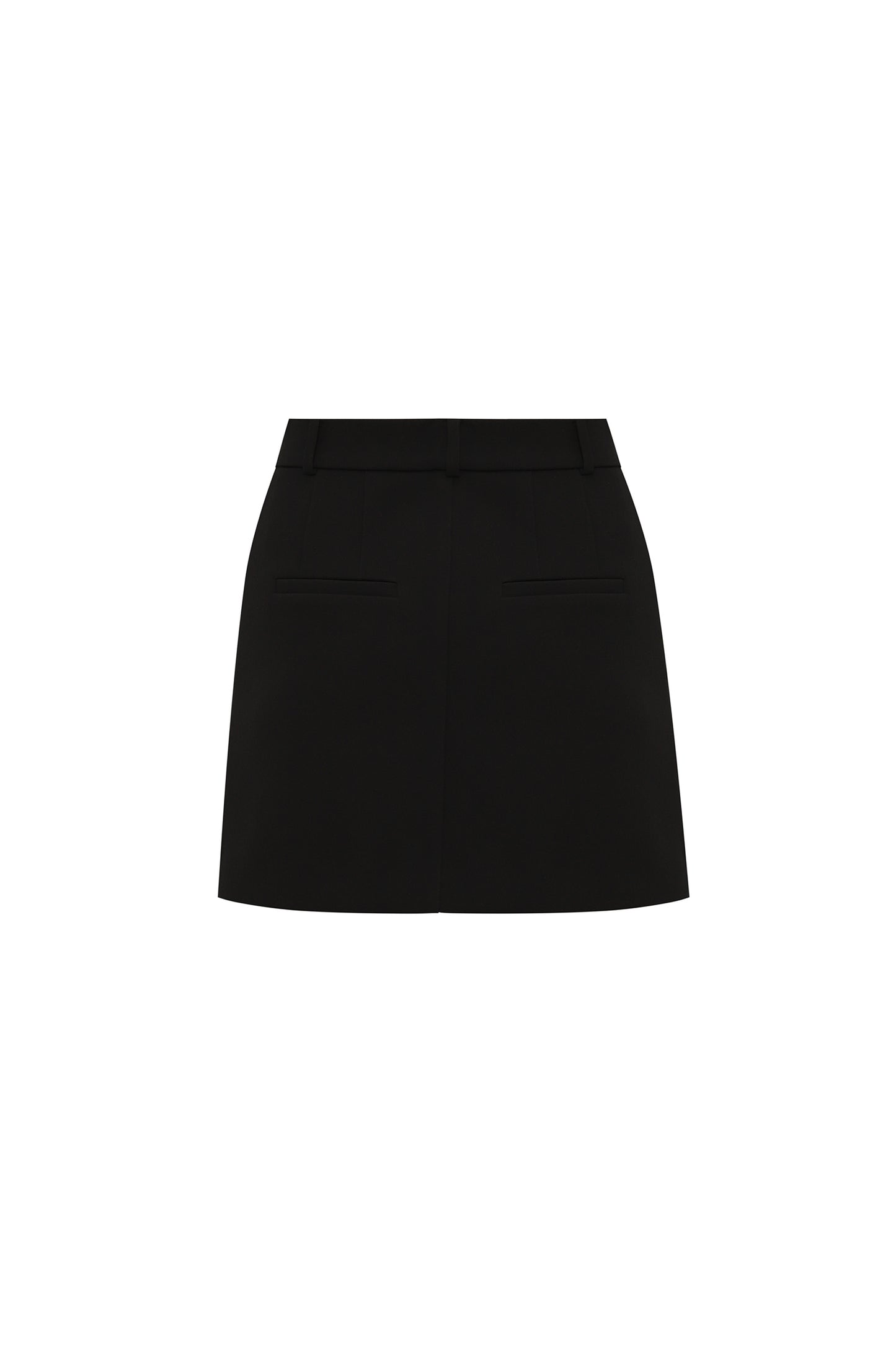 Mini skirt in black