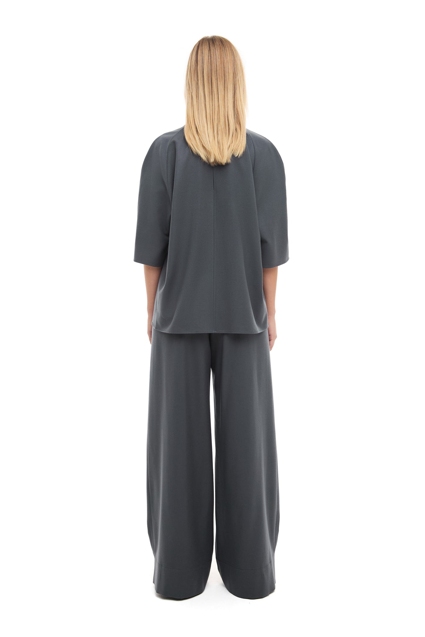 Wide-leg trousers grey