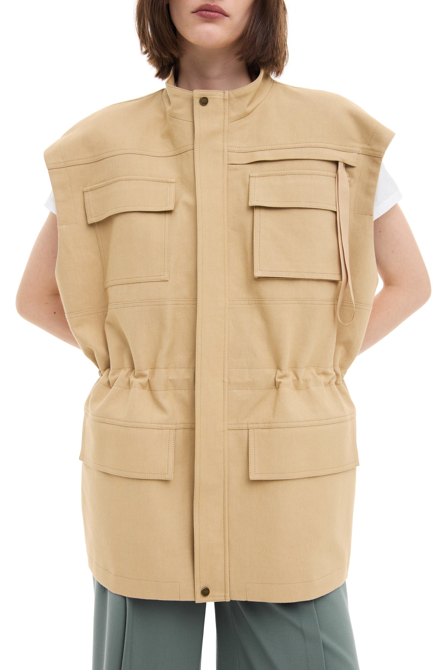 Cargo oversized vest