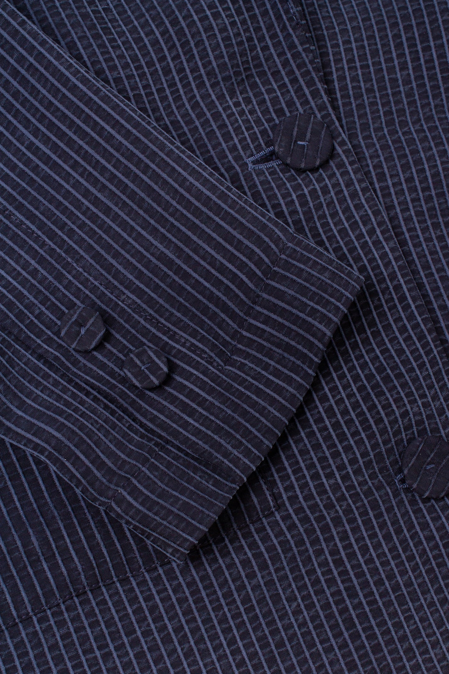 Silk navy jacket
