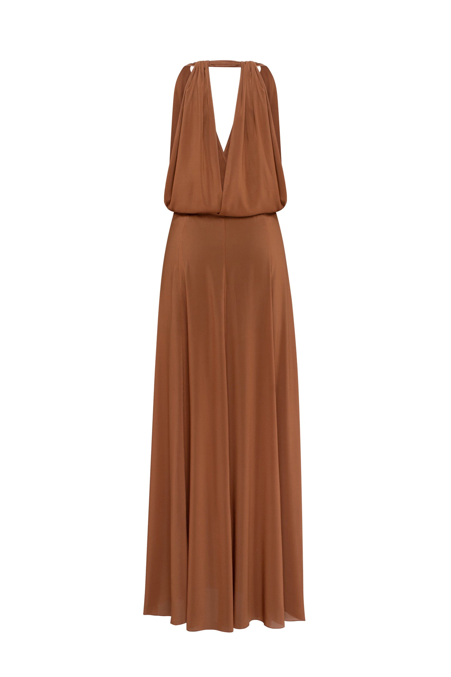 Silk maxi dress