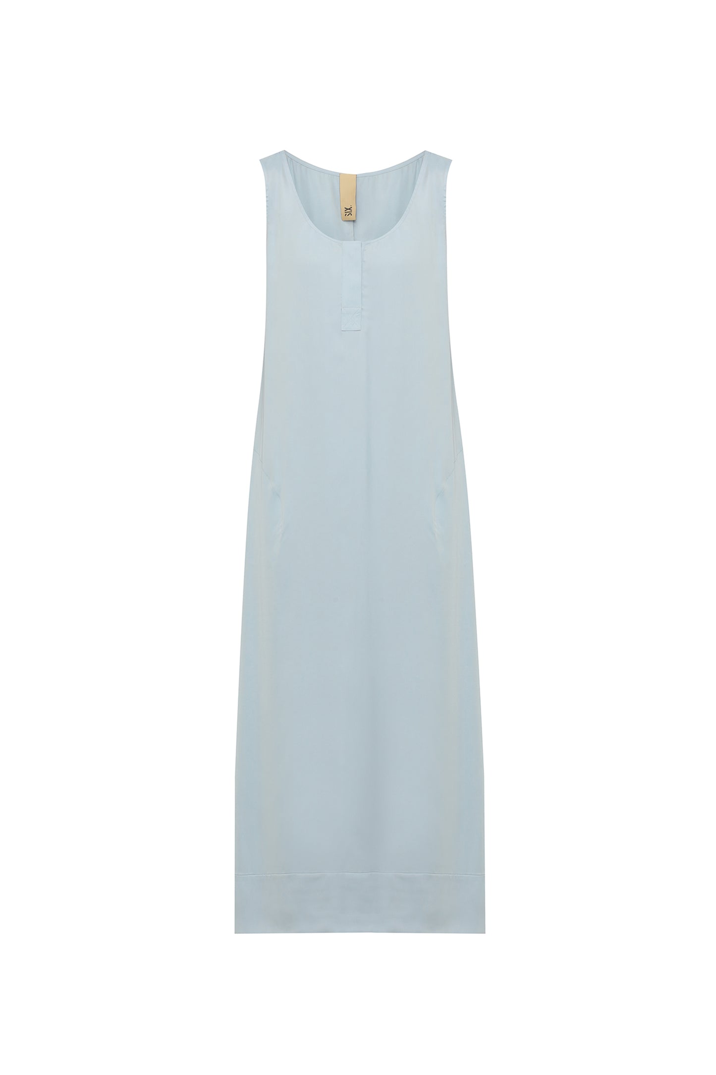 Silk dress with pockets