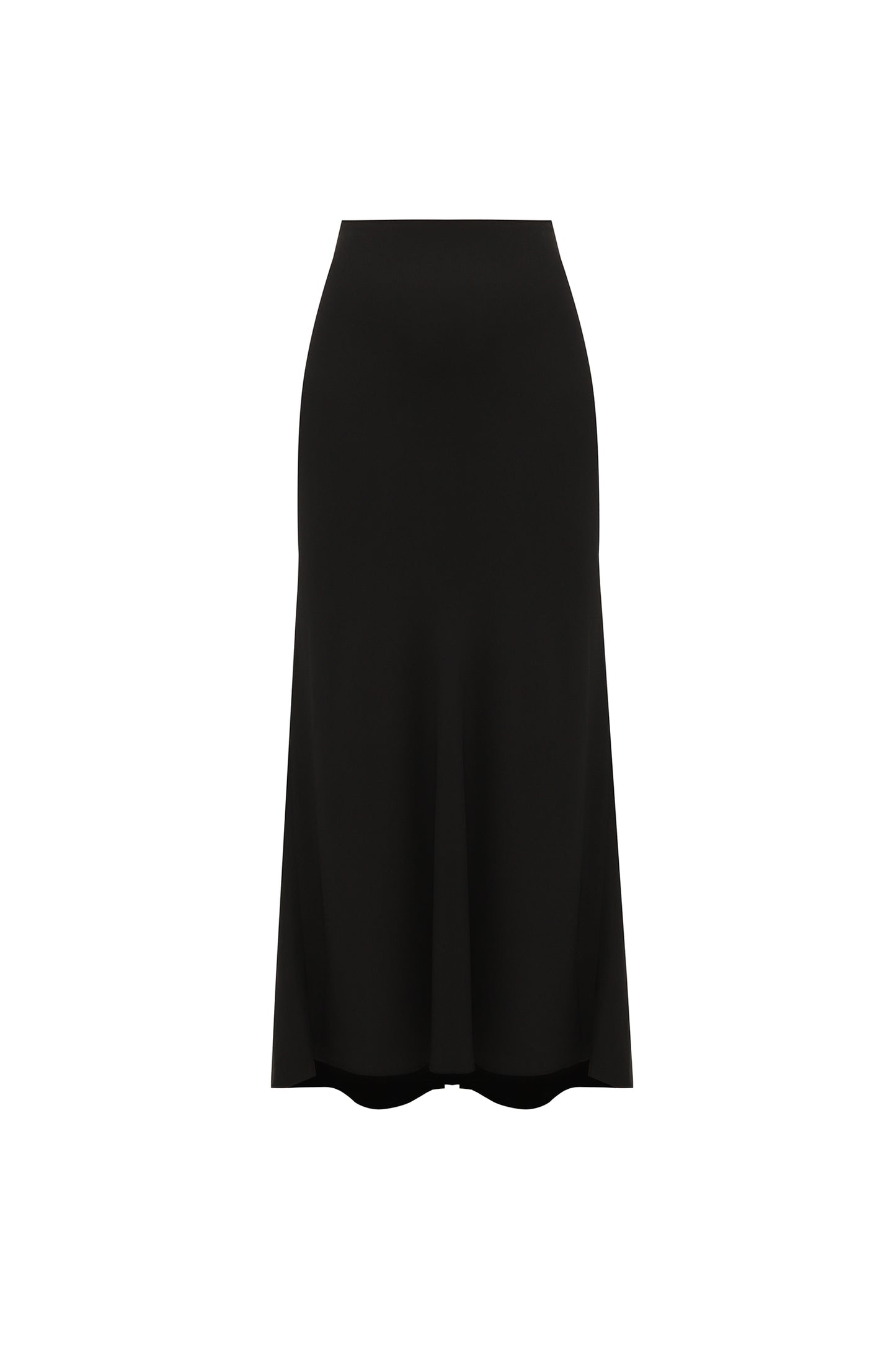 Long silk skirt