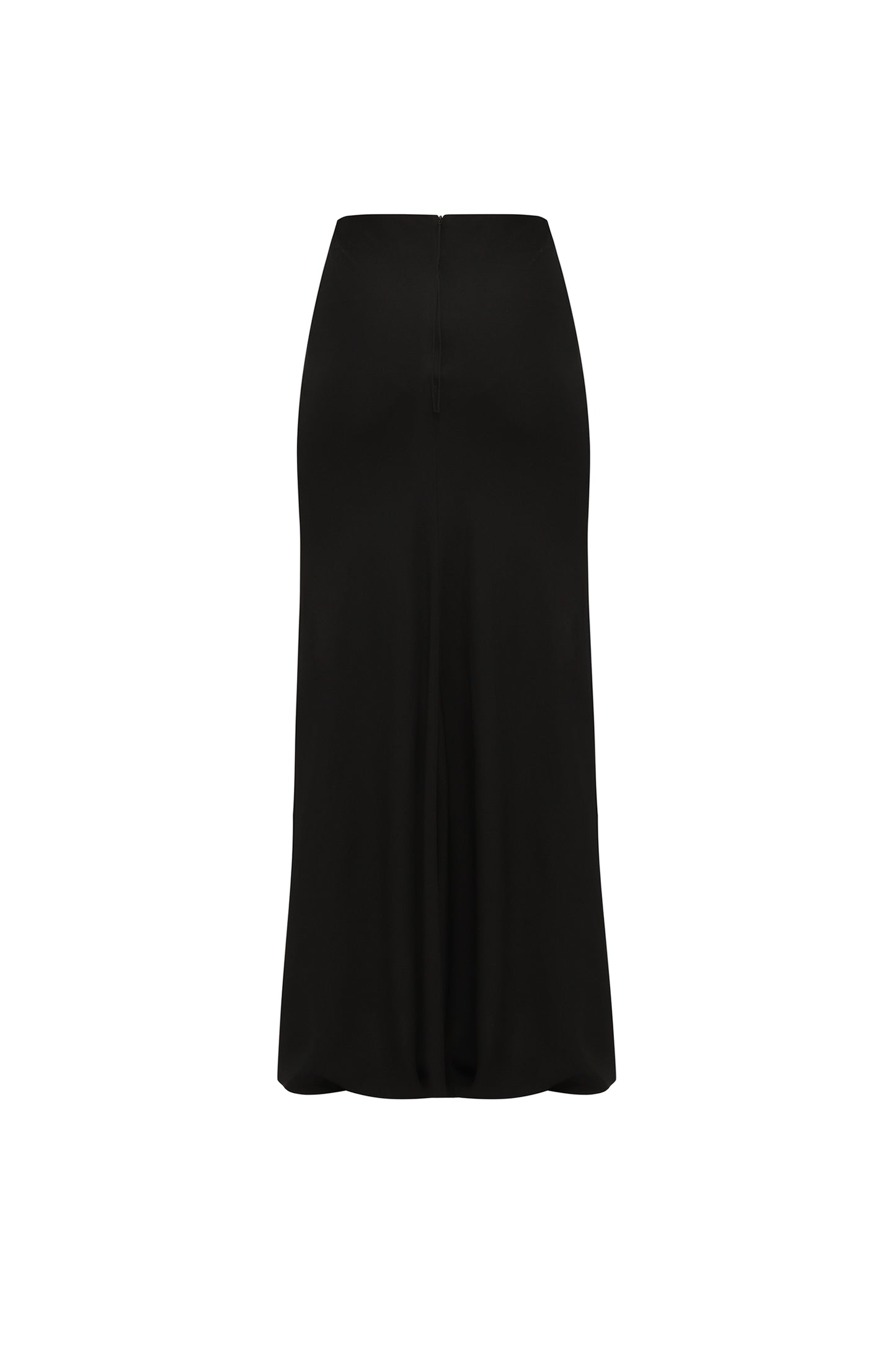 Long silk skirt