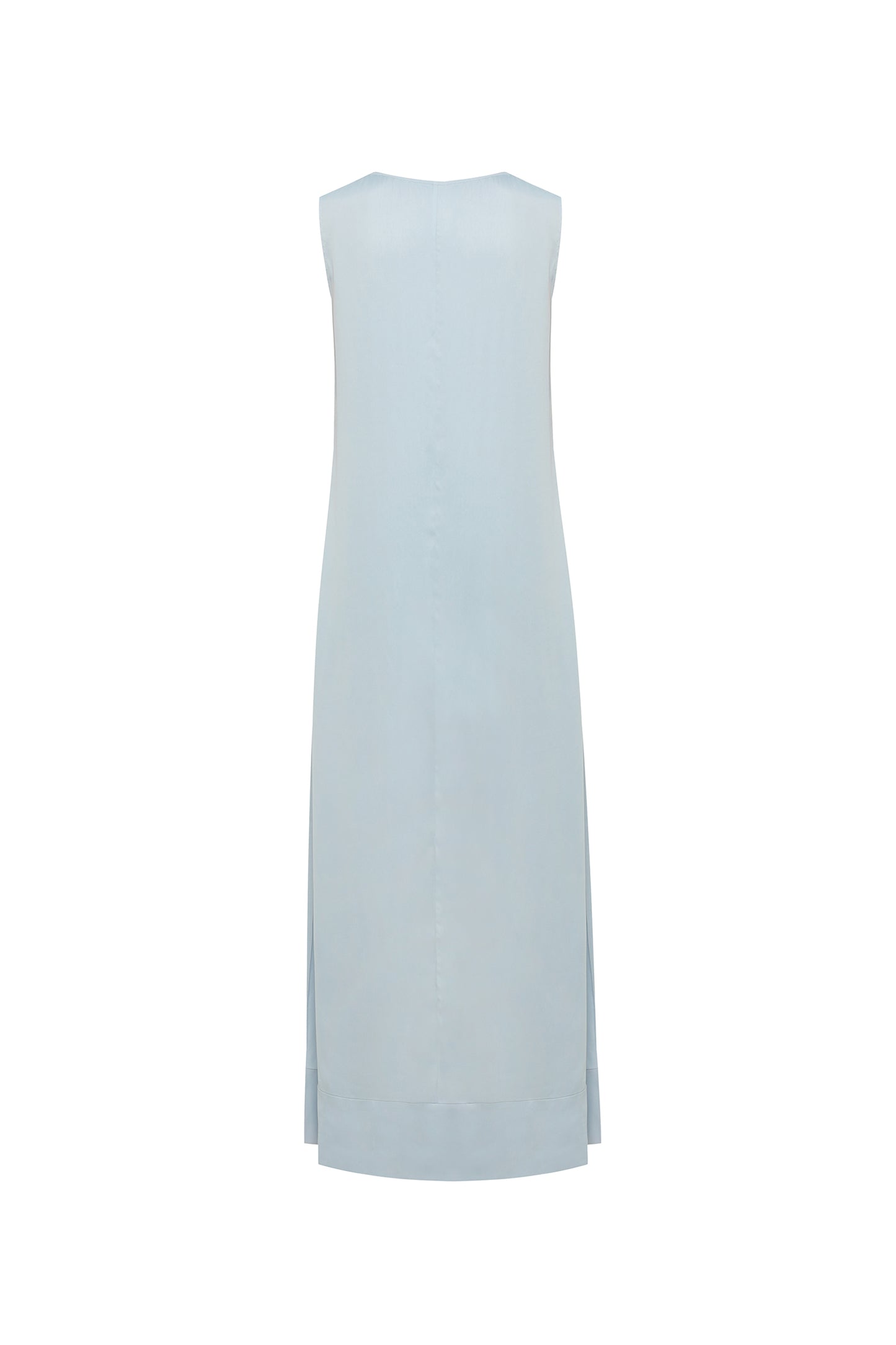 Silk dress with pockets