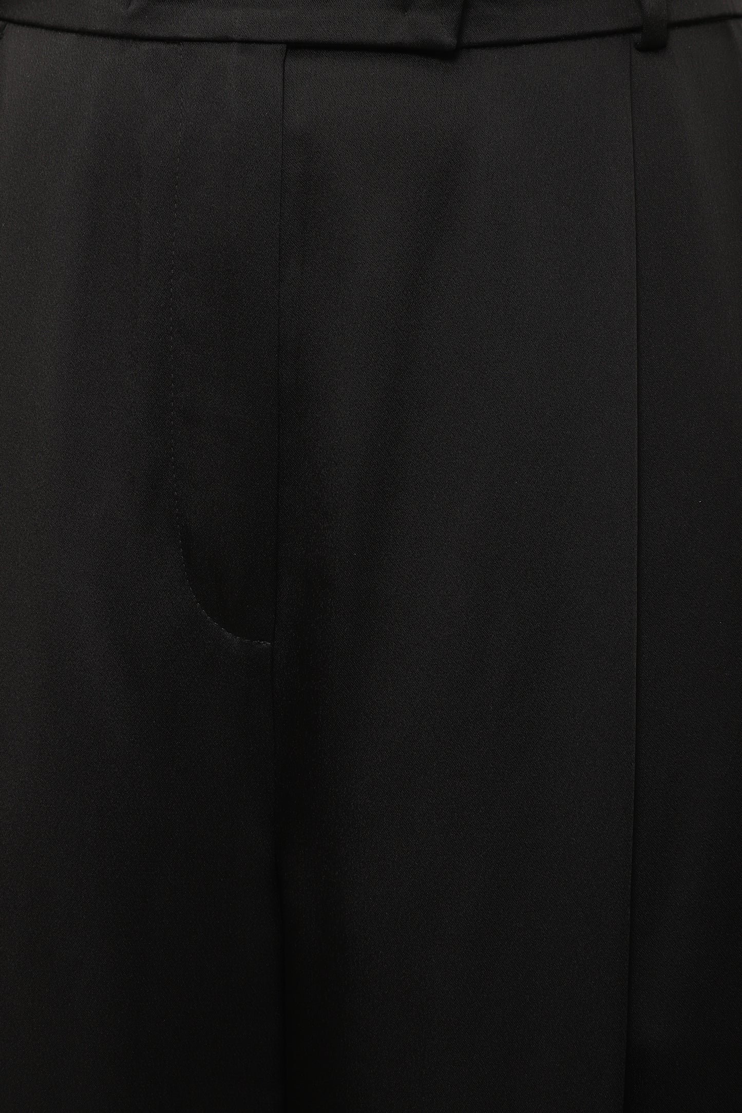 Silk pleated trousers
