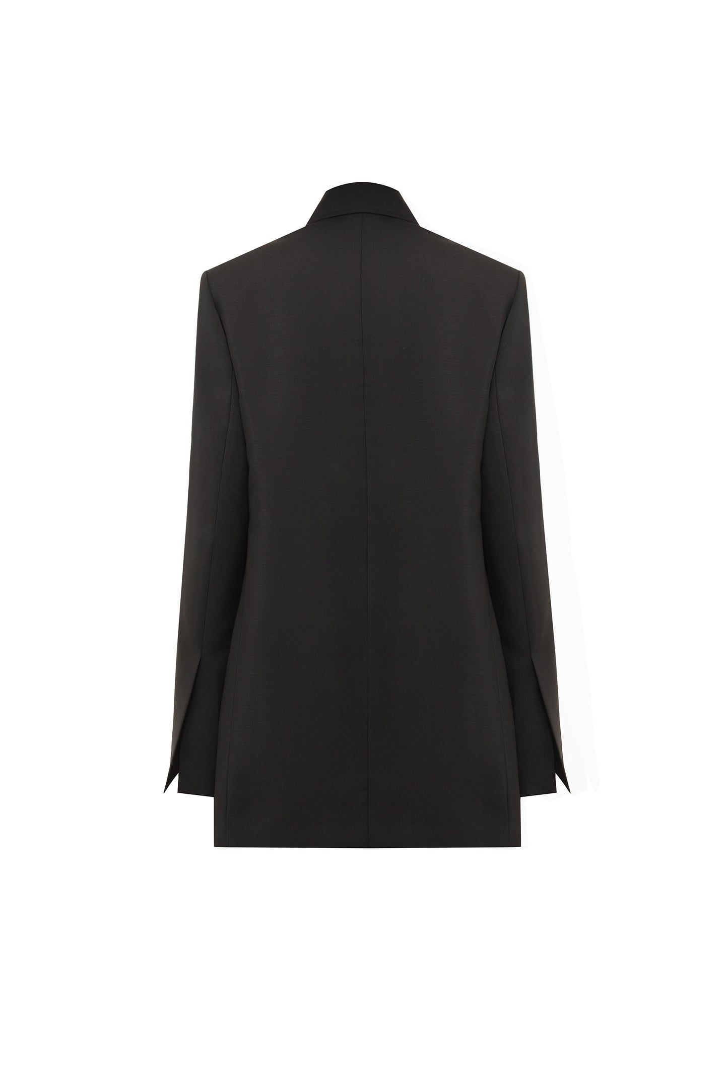 Double-breasted jacket in black