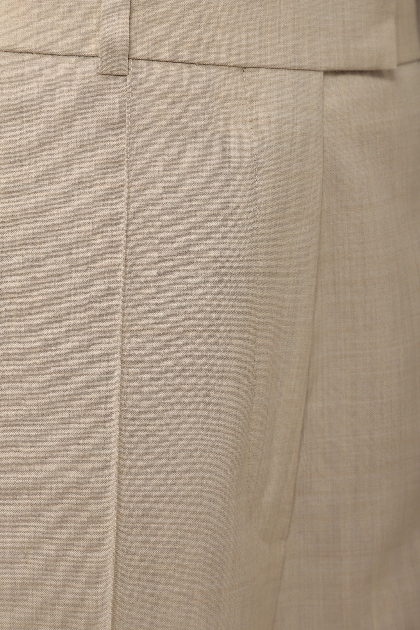 Straight leg trousers in light beige