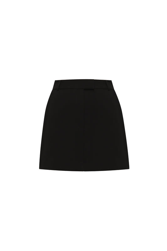 Mini skirt in black