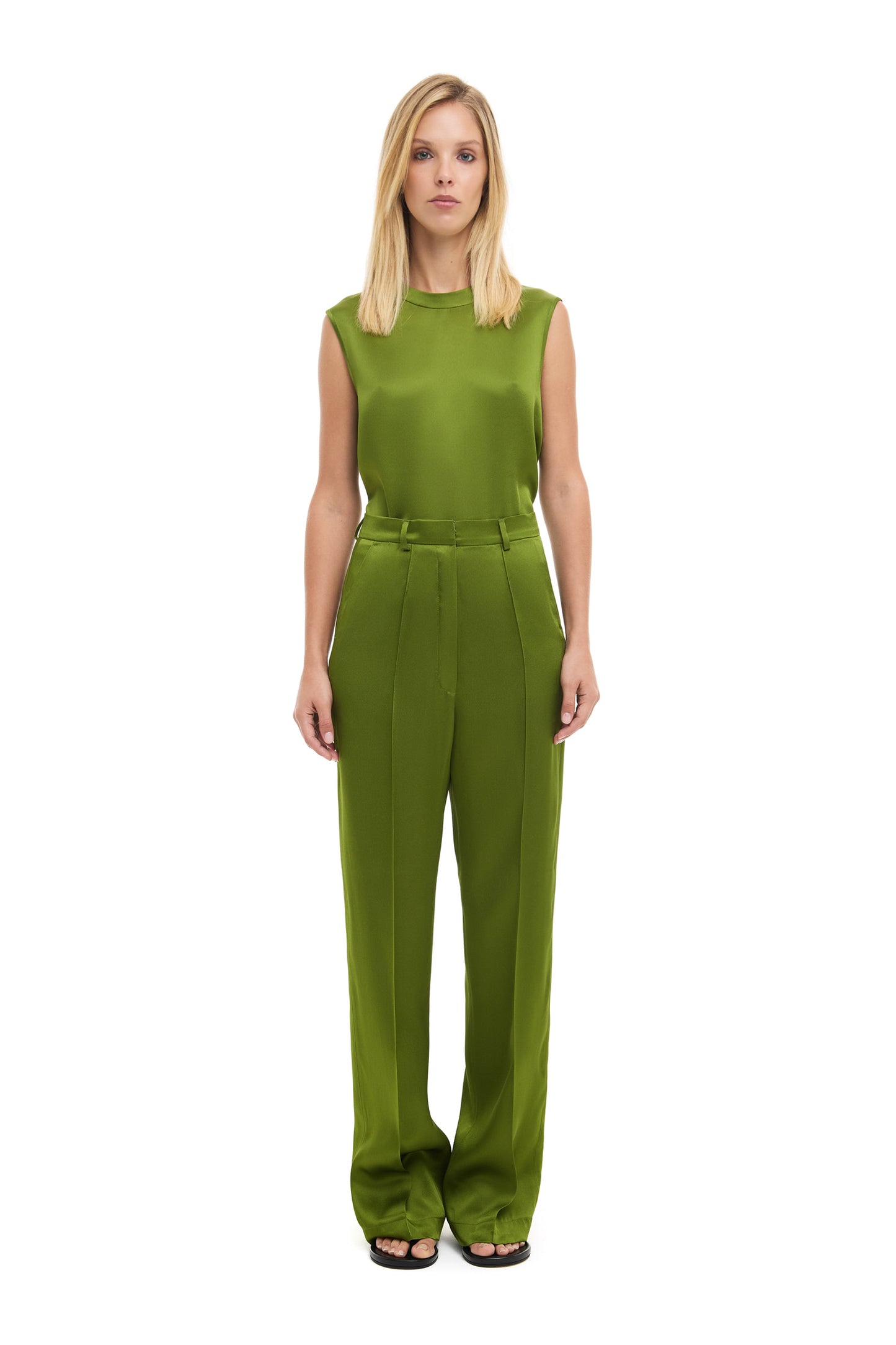 Leona trousers in silk