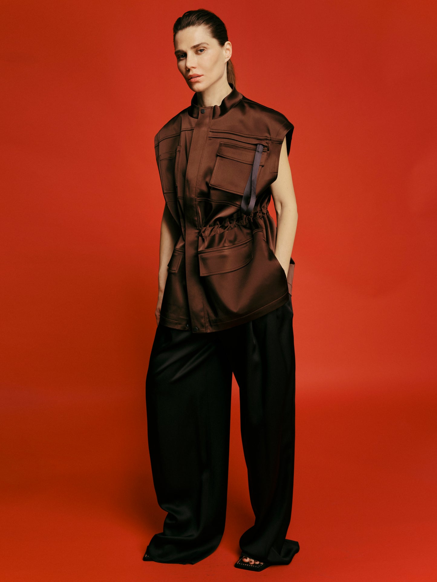 Silk vest