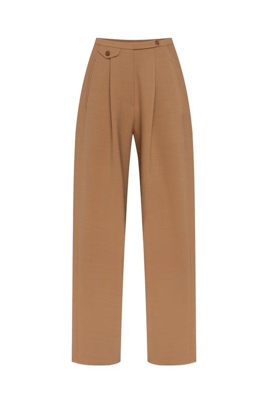 Pleated trousers
