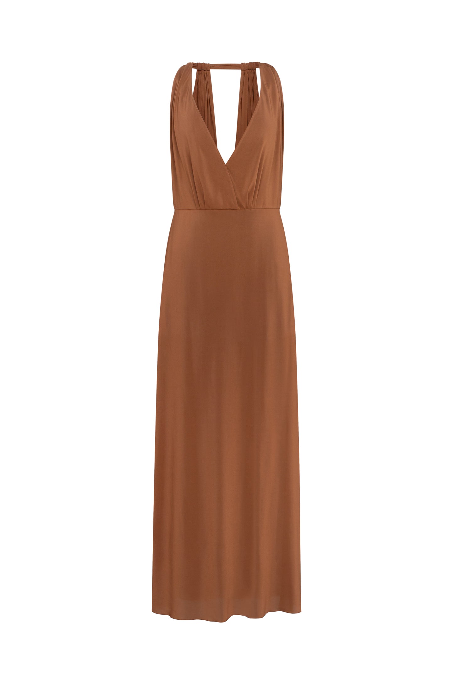 Silk maxi dress