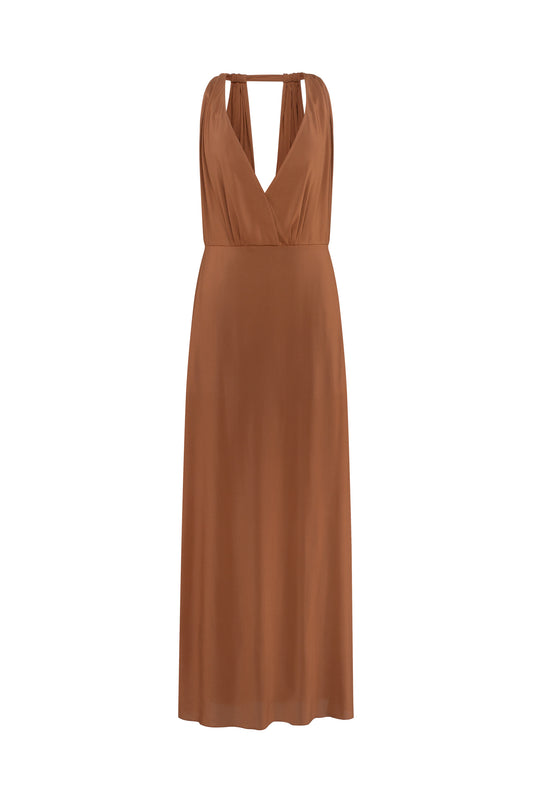 Silk maxi dress