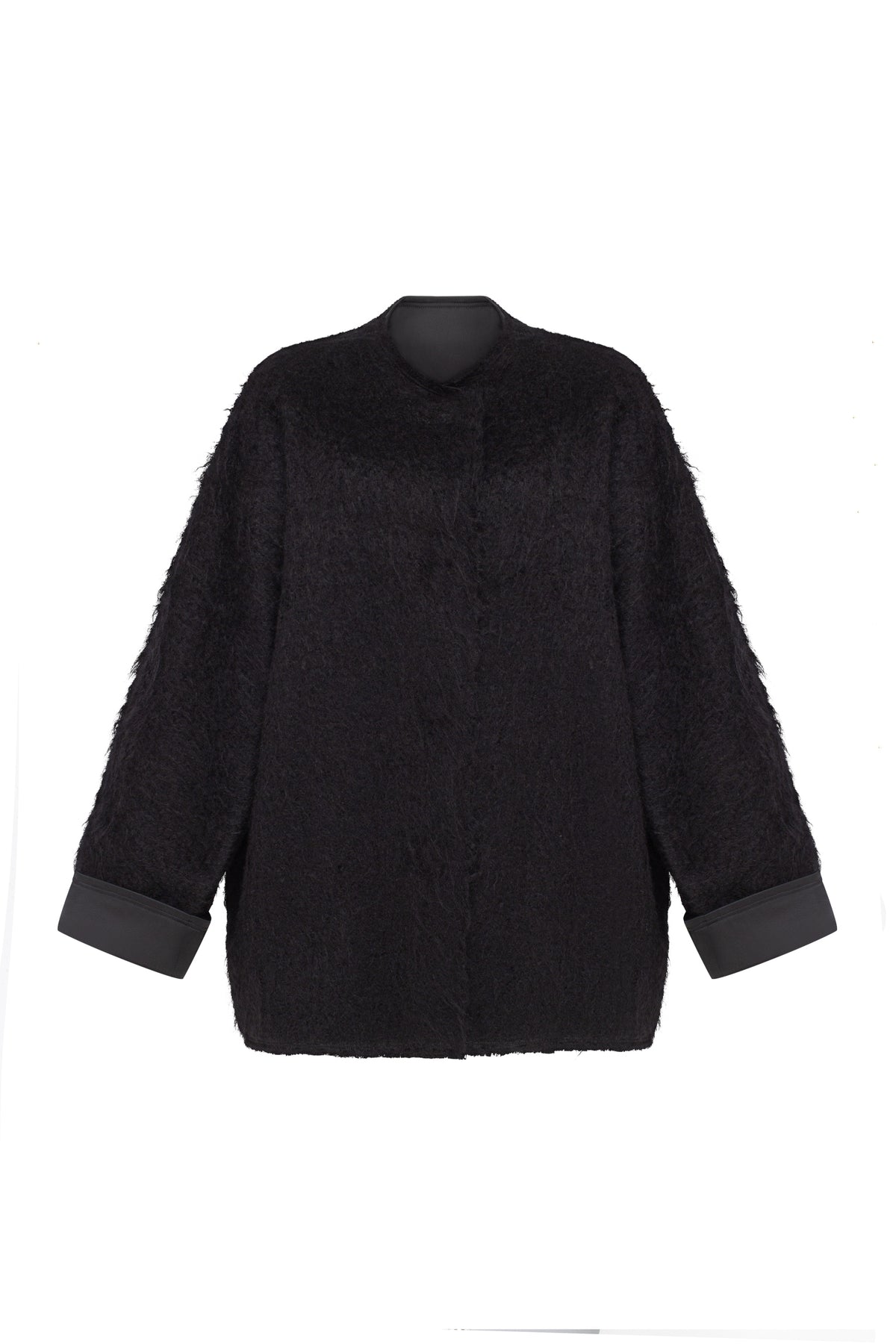 Mohair crop coat