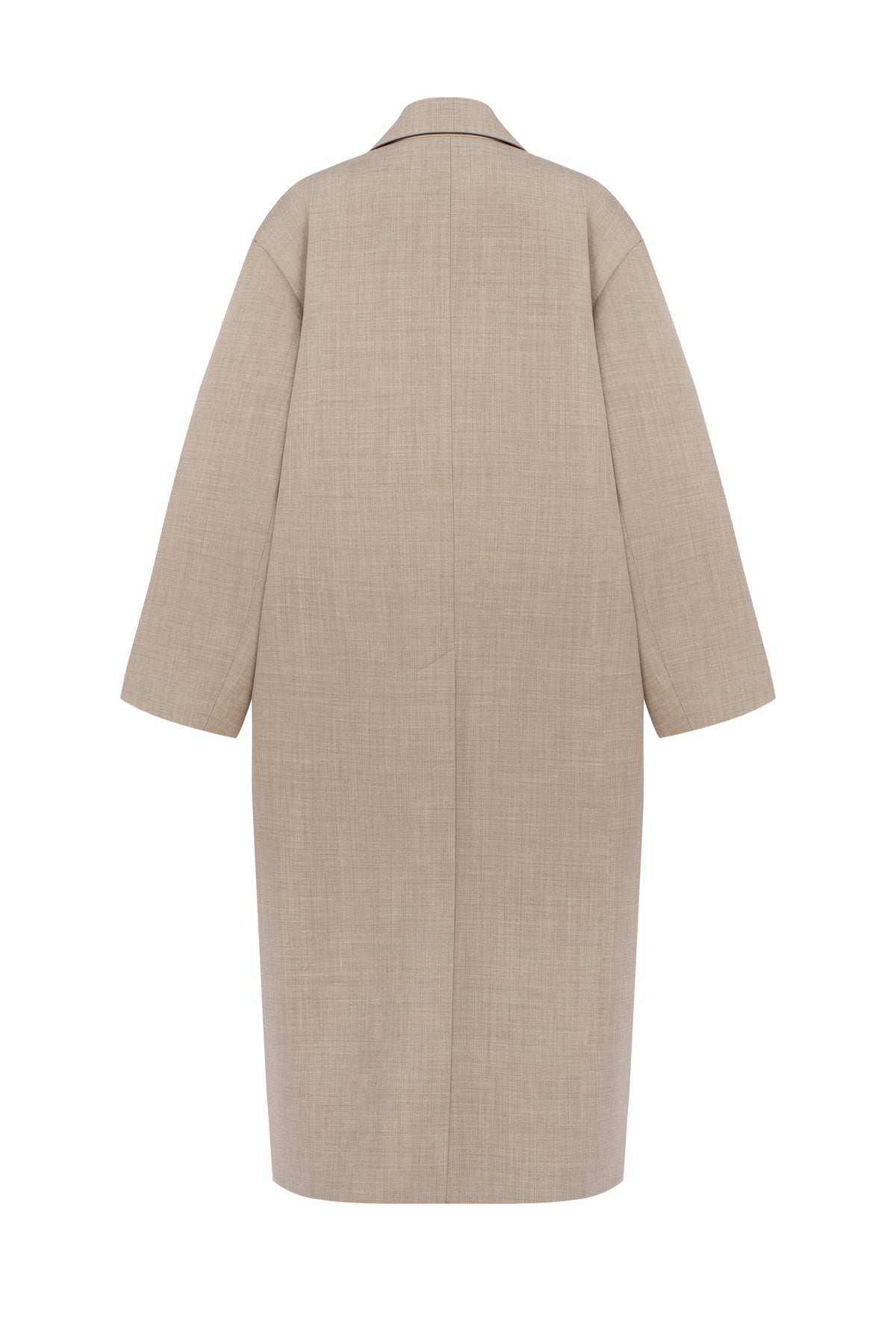 Cashmere cocoon coat