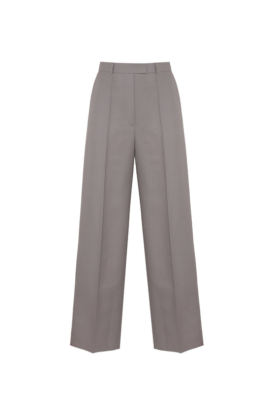 Straight leg trousers
